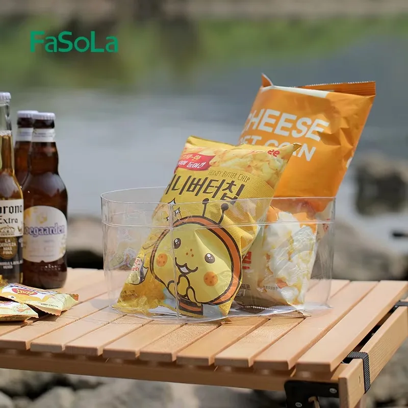 Уличные корзины для хранения FaSoLa портативная прозрачная складная раковина