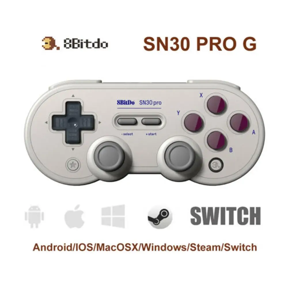 Беспроводной геймпад 8bitdo SN30 Pro GB игровой контроллер для Android/ IOS/PC/Switch ретро