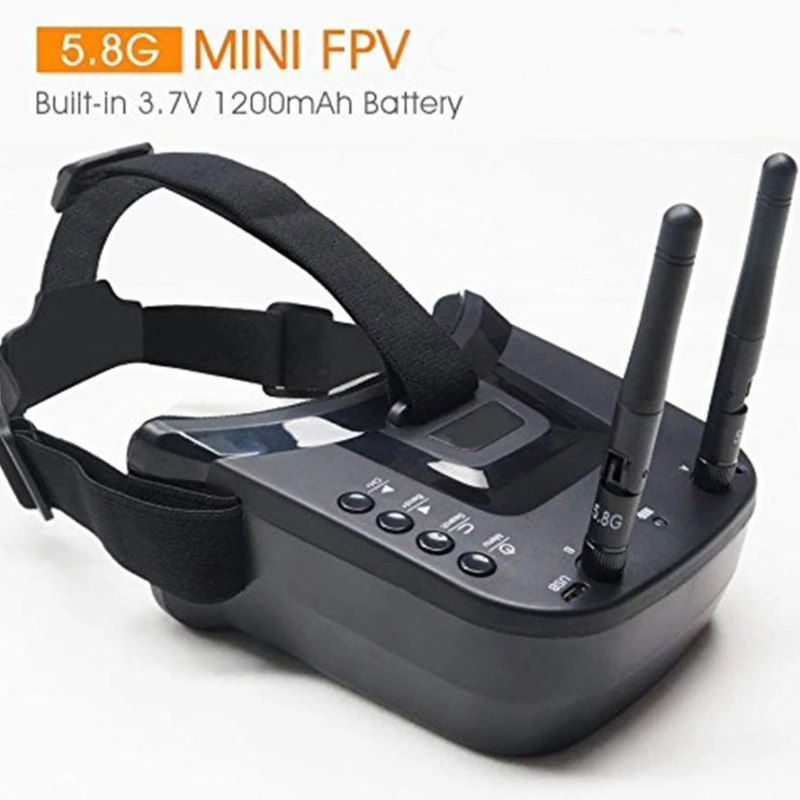 VR009 FPV очки 5 8G 40CH с 3-дюймовым ЖК-экраном 480x320 1200 мАч