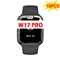 10PCS  W17 Pro Smart Watch Serie7 Bluetooth Call  AI Voice Wireless Charging Sport Custom Dail Cheap Fashion PRO Smart Watch