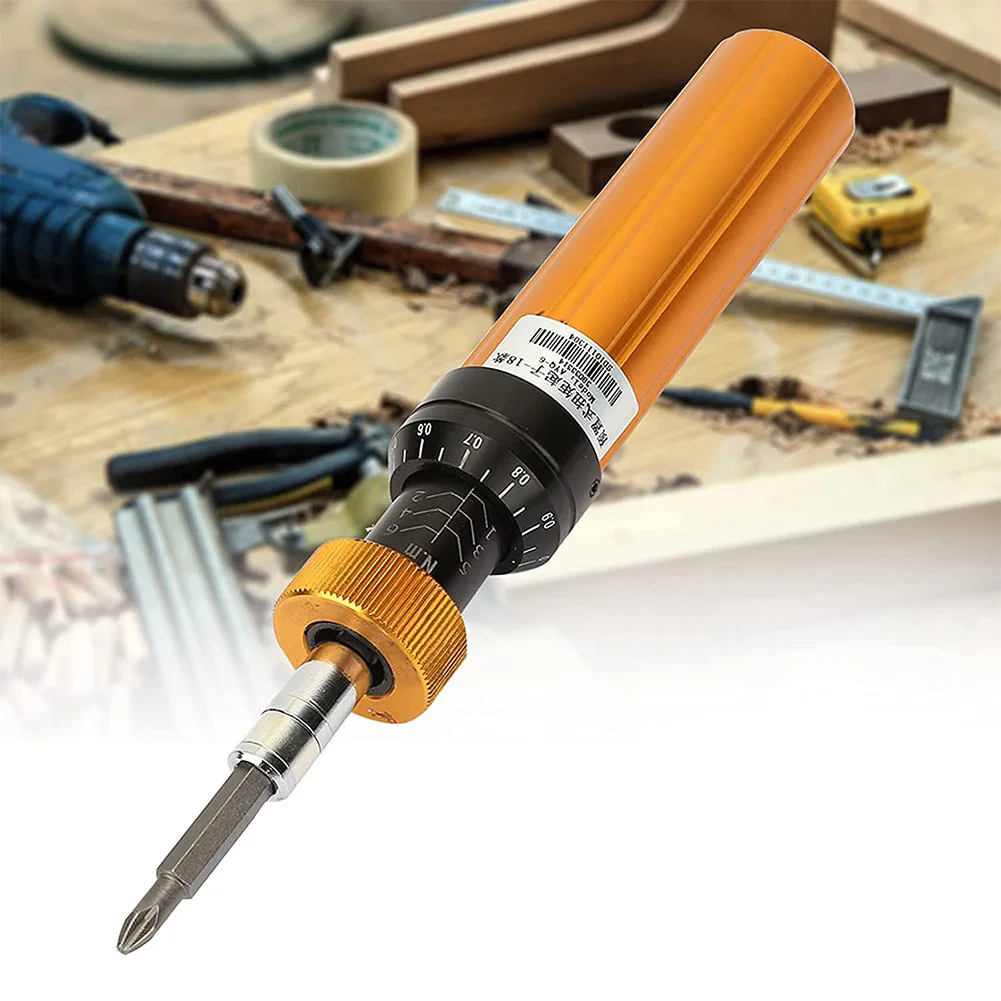 

Torque Preset Screwdriver Adjustable Hex 6.35 Screwdriver Bit Maintenance Tool