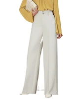 minimalism office ladies high waist wide leg pant loose solid casual suit pants female spring autumn comfortable joker trousers