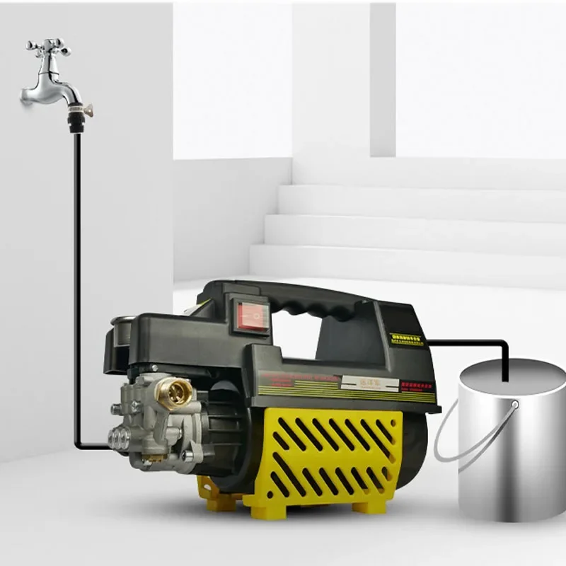 220 В 7 л/мин автомойка высокого давления автоматическая артефакт портативный