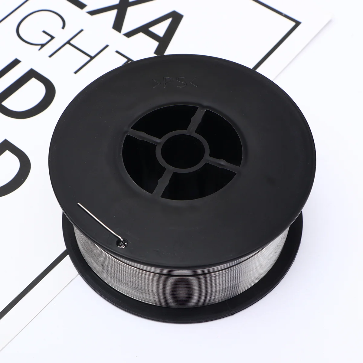 

Gasless Carbon Steel Mig Welding Wire Reel Spool Roll Flux Cored No Gas 08mm 1kg (Silver)