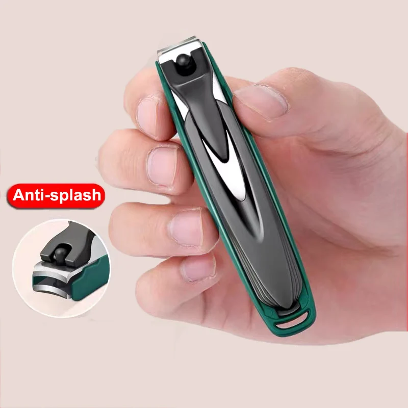 

Nail Clippers Stainless Steel Fingernail Toenail Clipper, Finger Nail Clip Sharpest Cutter Heavy Duty Curved Edge Scissors Tools