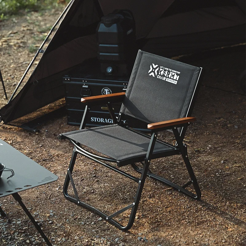 

Outdoor folding chair exquisite camping tactical style ultra-light portable aluminum alloy picnic Kermit chair