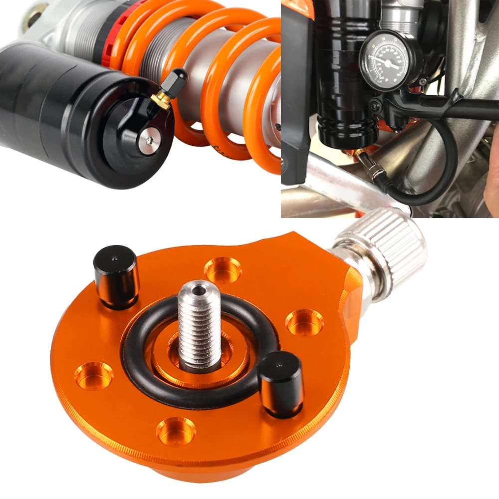 

For SX SXF EXC EXCF XC XCF XCW 85 125 250 350 450 300 For Husqvarna TE FE TC FX TX 58mm 64mm Rear Suspension Gas Valve