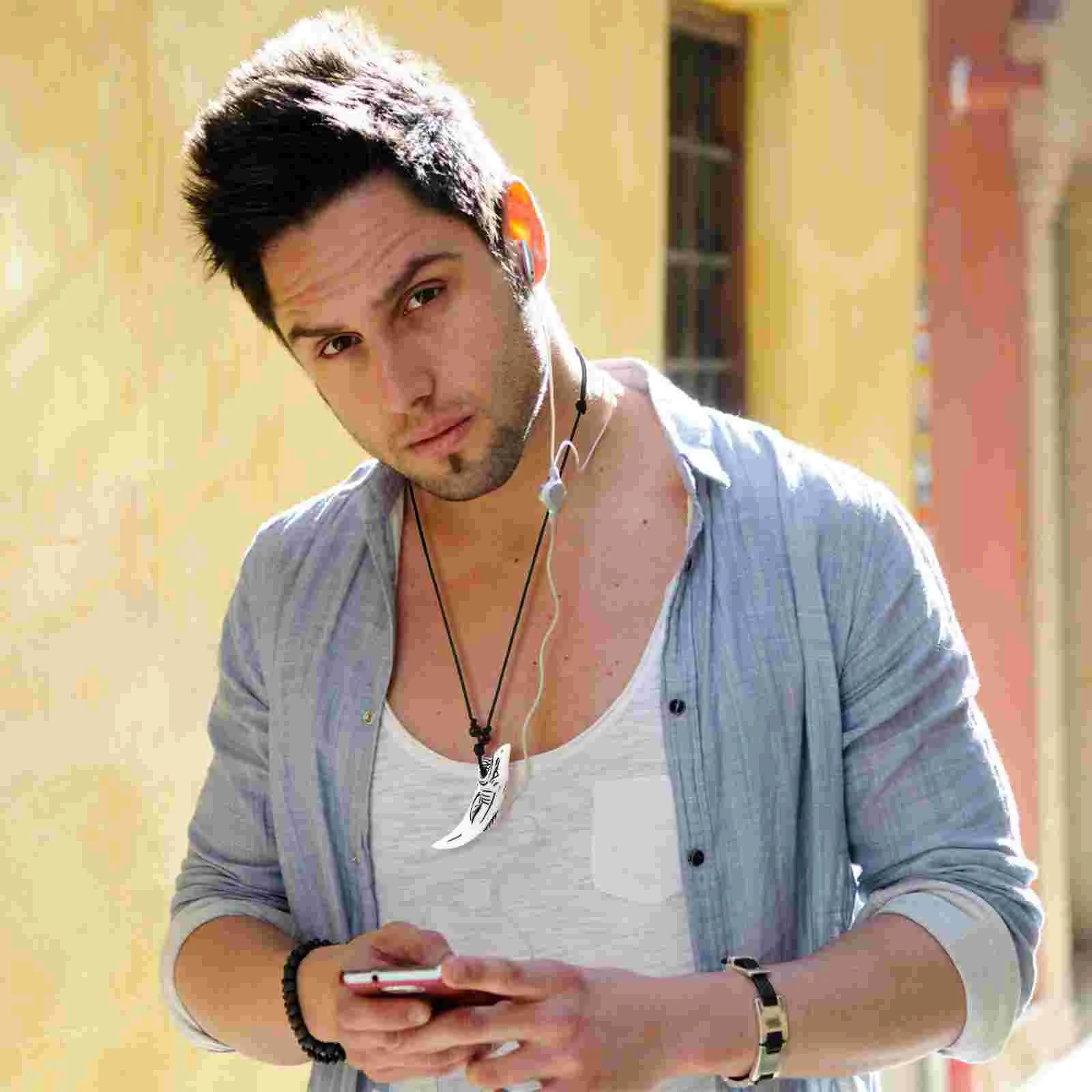 Ожерелье ожерелья браслеты мужские бисеры Для волка Серфер ювелирные изделия