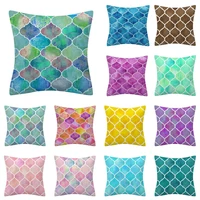 2022 new many color morocco geometric decorative pillow case home decoration modern decor square cushion cover for sofa couch