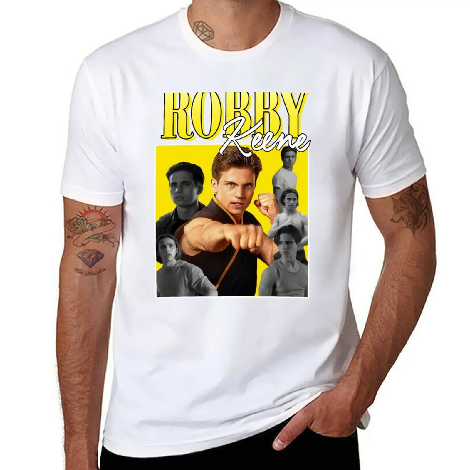Футболка в винтажном стиле Robby Keene cobra kai винтажные футболки для спортивных