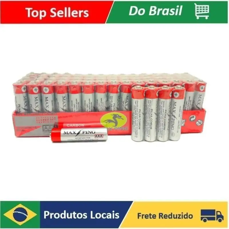 

60 Pilha Bateria Palito AA