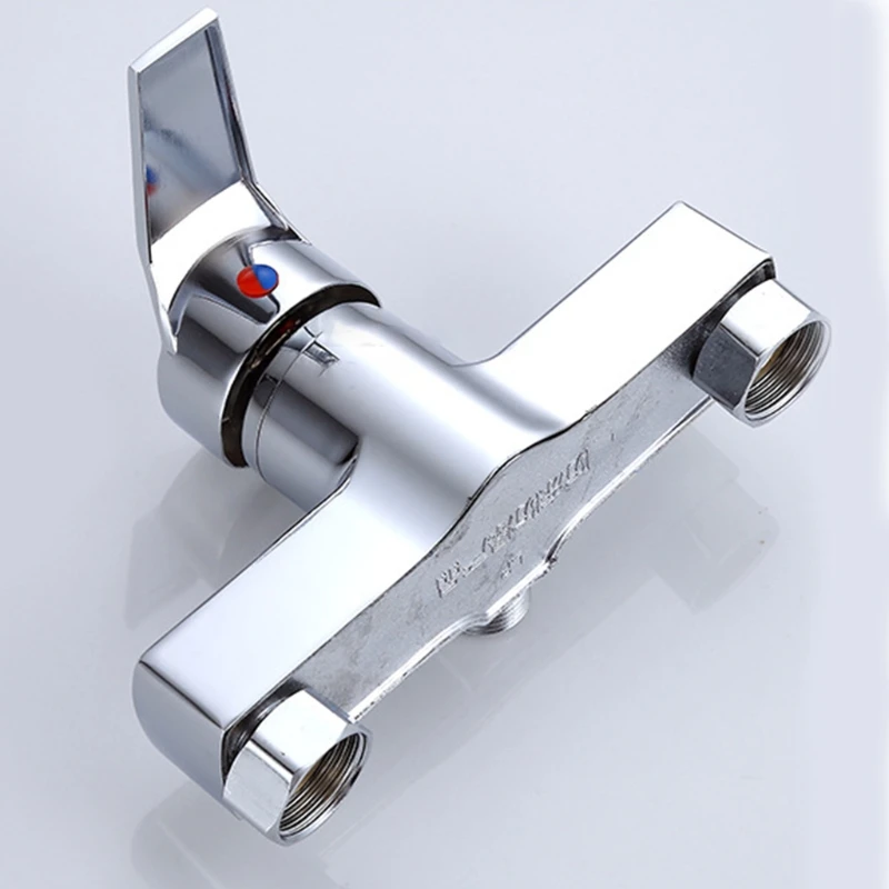 

Bathroom Shower Faucets Mixing for VALVE Zinc Alloy Shower Mixer Wall Mounted Water Control for VALVE Home Improvement P