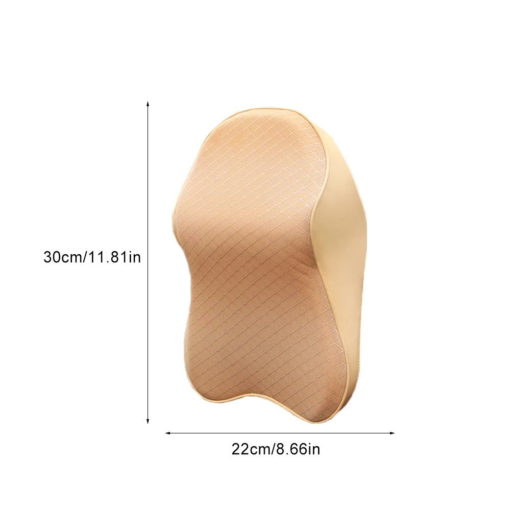 Memory Foam Neck Pillow Car Comfortable Seat Supports Lumbar Backrest Car Seat Headrest Cushion Pads For Neck Pain Relief images - 6