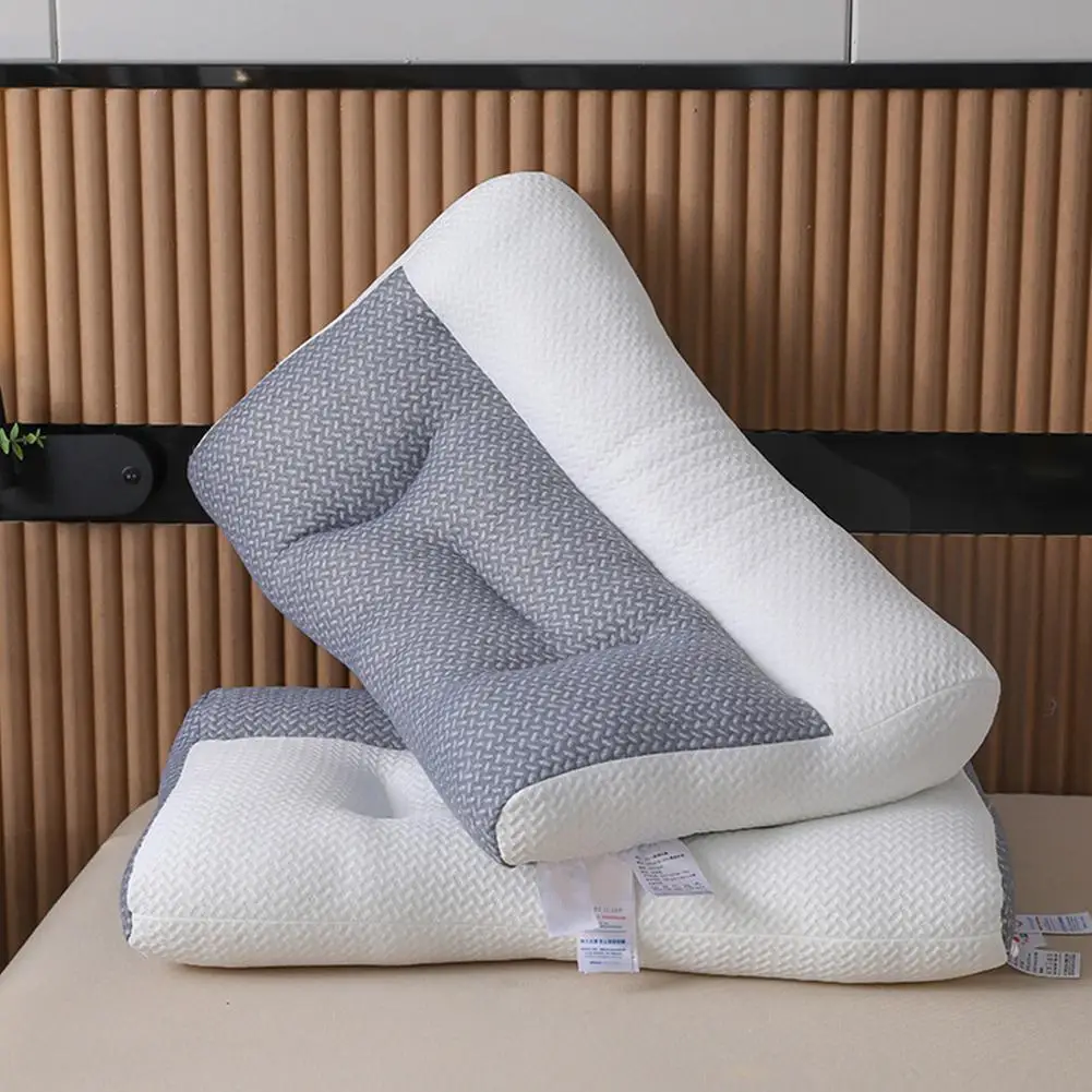 

Neck Sleeping Soybean Fibre Pillow Protect Cervical Vertebra Pillows Neck Pain Ergonomic Orthopedic Pillows For Side Back Care