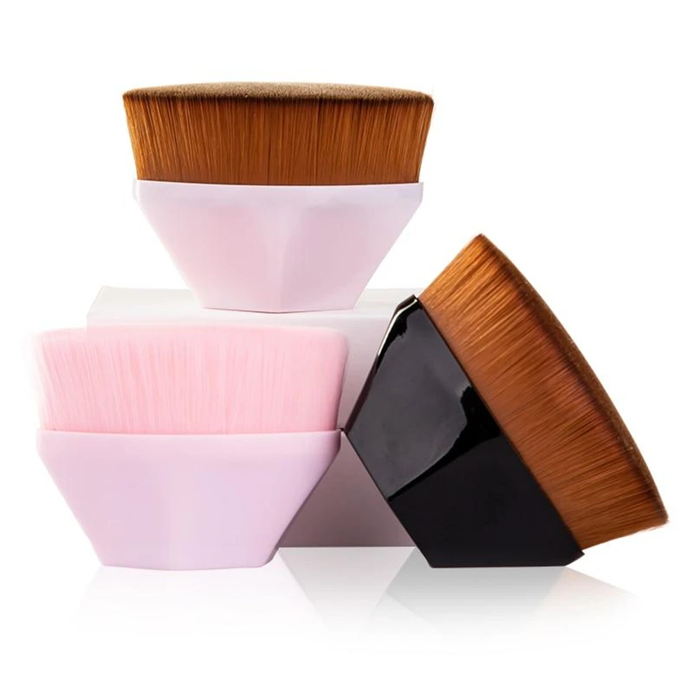 

1Pcs New Arrival Foundation Brush BB Cream Makeup Brushes Loose Powder Brush Flat Kit Pincel Maquiagem No. 55 Make up Brushes