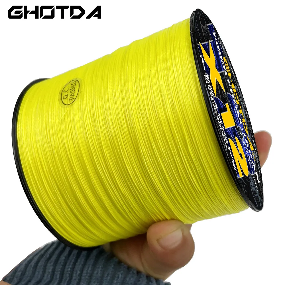 

GHOTDA Strong PE 12 Braided Fishing Line for Sea Fishing 12 Strands 25lb~120LB Original X12 Fishing Line 100M