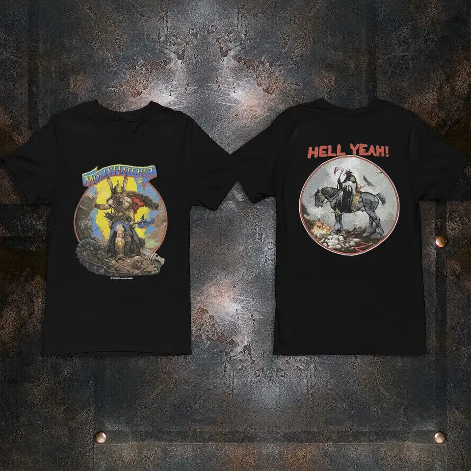 Винтажная Футболка с принтом Молли тошет Ад Да Фрэнка фрэзетта для концерта