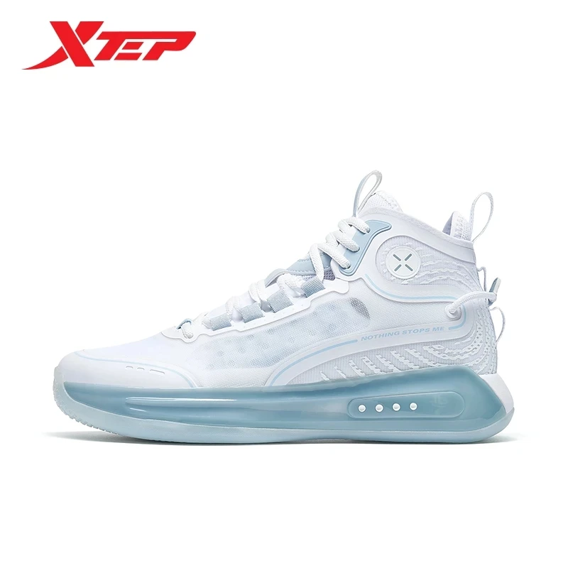 

Xtep Wear-Resistant Breathable Men's Basketball Shoes High Top Sports Shoes Casual Comfortable Sneakers 878119120001