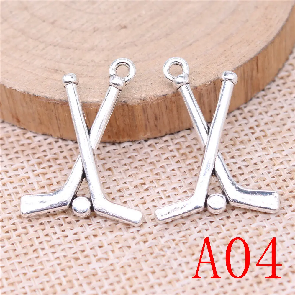 New Arrival Ice Hockey Golf Charms For Jewelry Making Gifts Women |