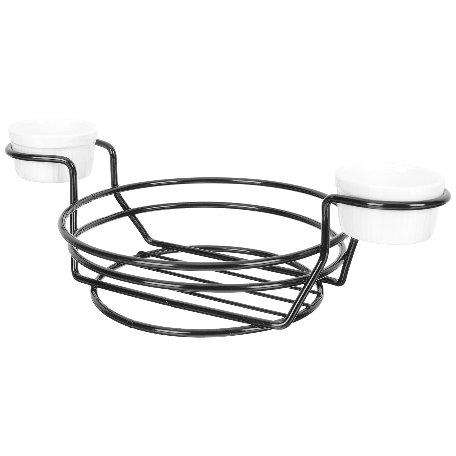 

1 Set Fried Chicken Storage Basket Fried Chips Basket Snacks Basket with Saucers