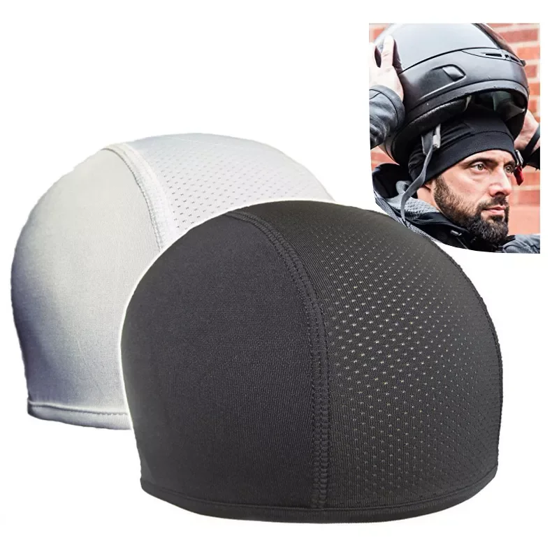 

1pc Motorcycle Helmet Hat Inner Cap Quick Dry Breathable Helmet Dome Cap Racing Cap Under Beanie Cap Motorcycle Accessories