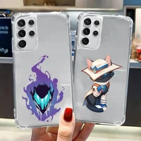 valorant game phone case transparent for samsung a 10 21s 31 50 51 52 12 71 s note 10 20 21 fe plus ultra