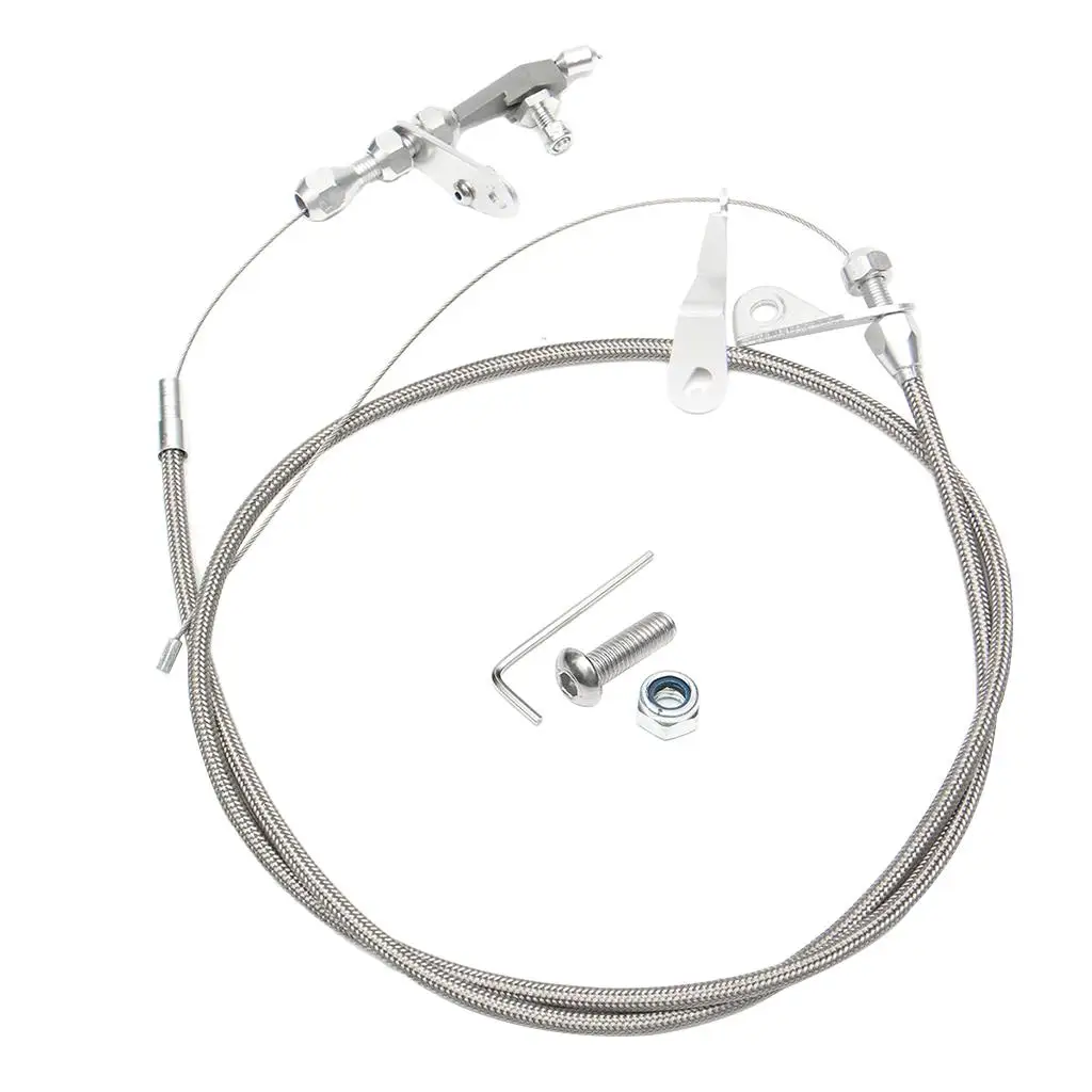 

Braided Kick Down Cable Gas Throttle Cable for C6 Transmission