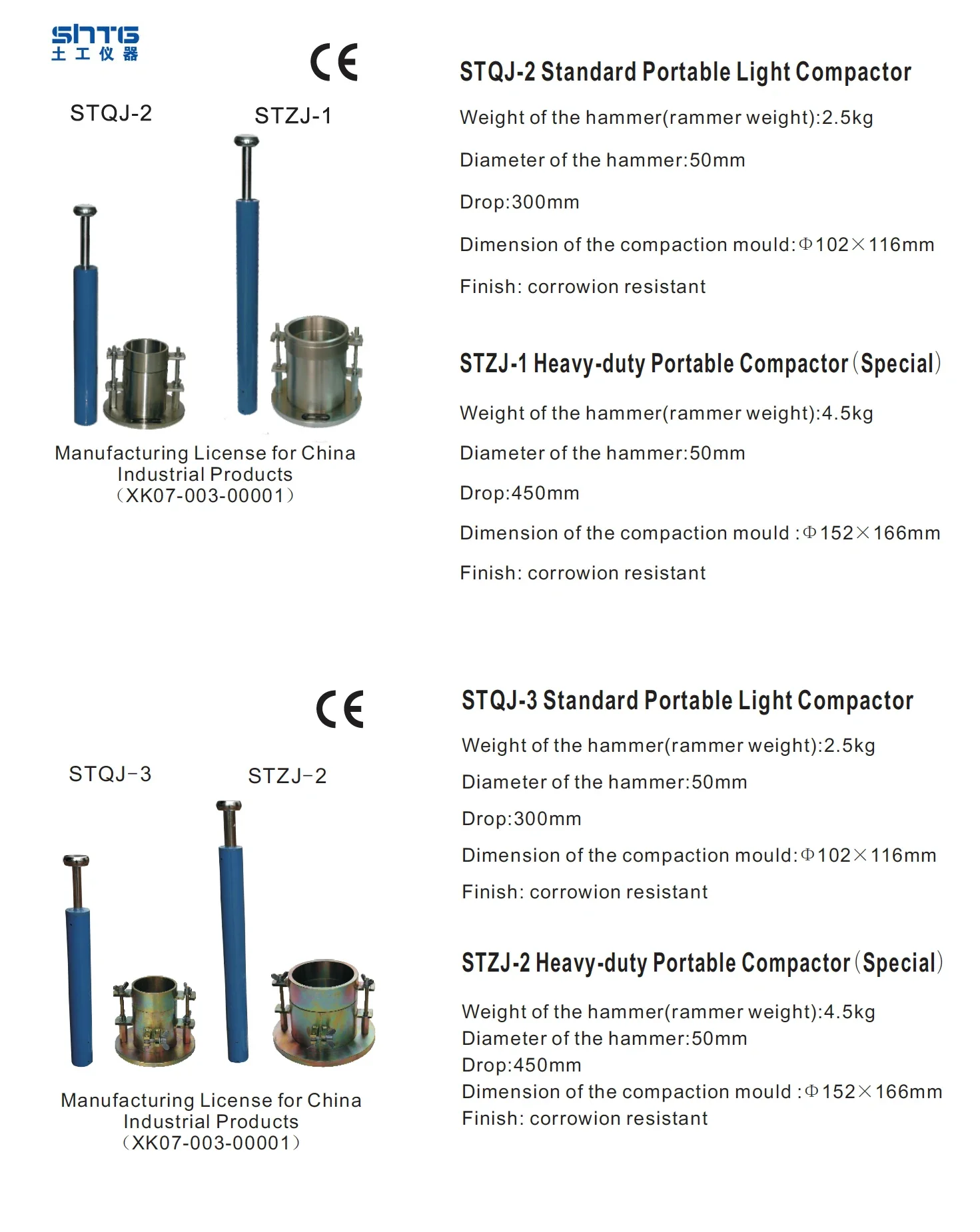 Устройство для уплотнения почвы портативный аппарат грунта молотки и CBR формы