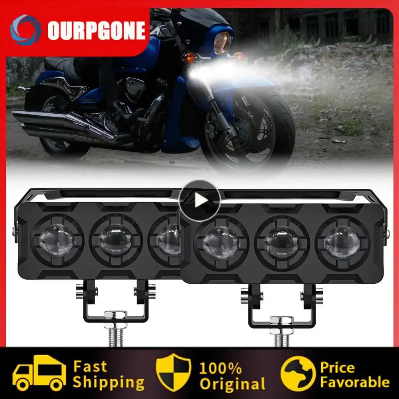 

Reaching Ip68 Level Helps To Focus Refracted Light Motorcycle Spotlight Special Bifocal Shape Design And Special Optical Devices