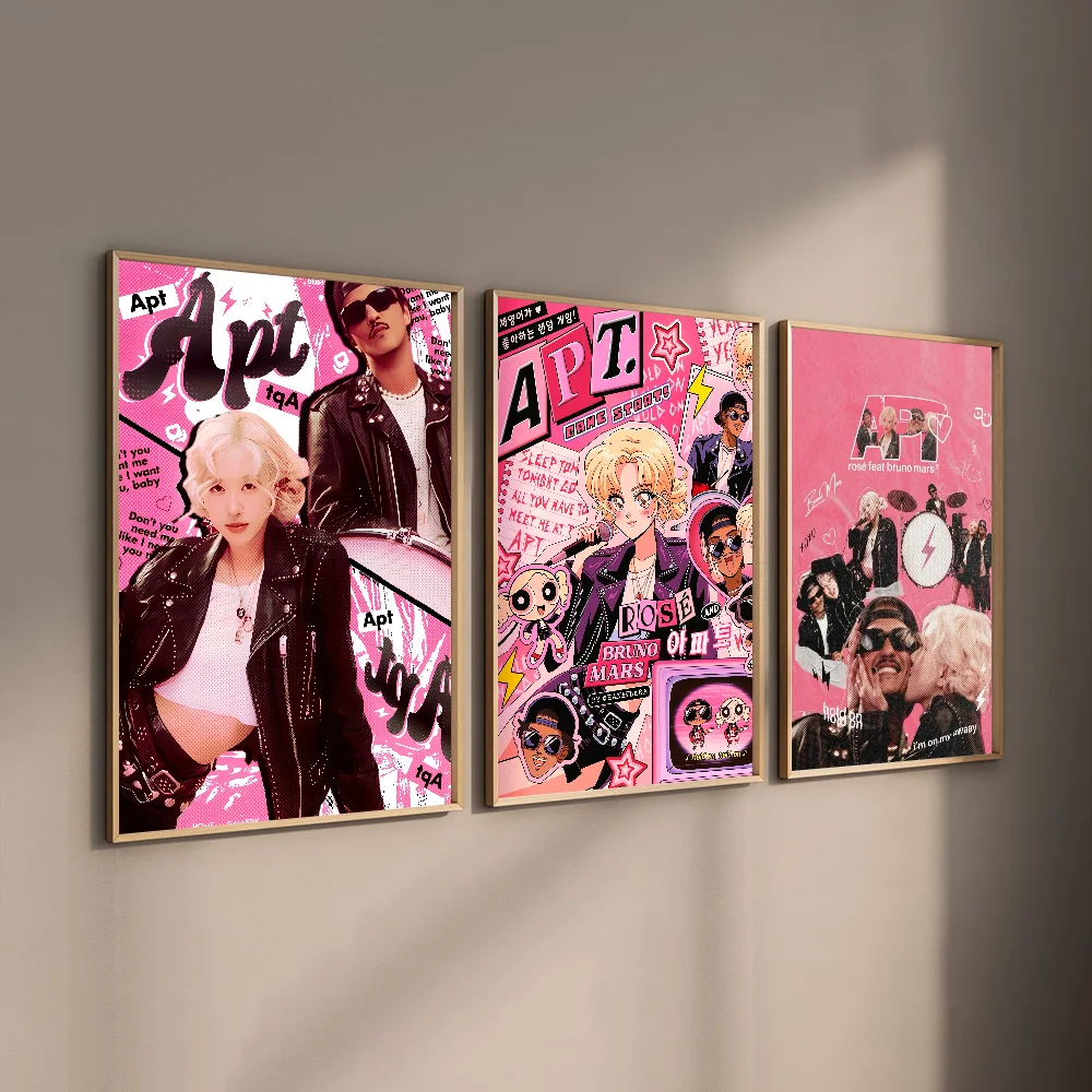 КПП РОЗЬ МАТ! Альбом Плакат HD арт липкая стена водонепроницаемый дом гостиная