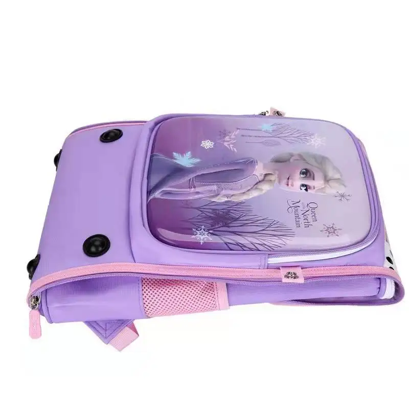 Disney Frozen Marvel School Bags For Boys Girls Elsa Spider Man Primary Student Shoulder Orthopedic Backpack Grade 1-3 Mochila