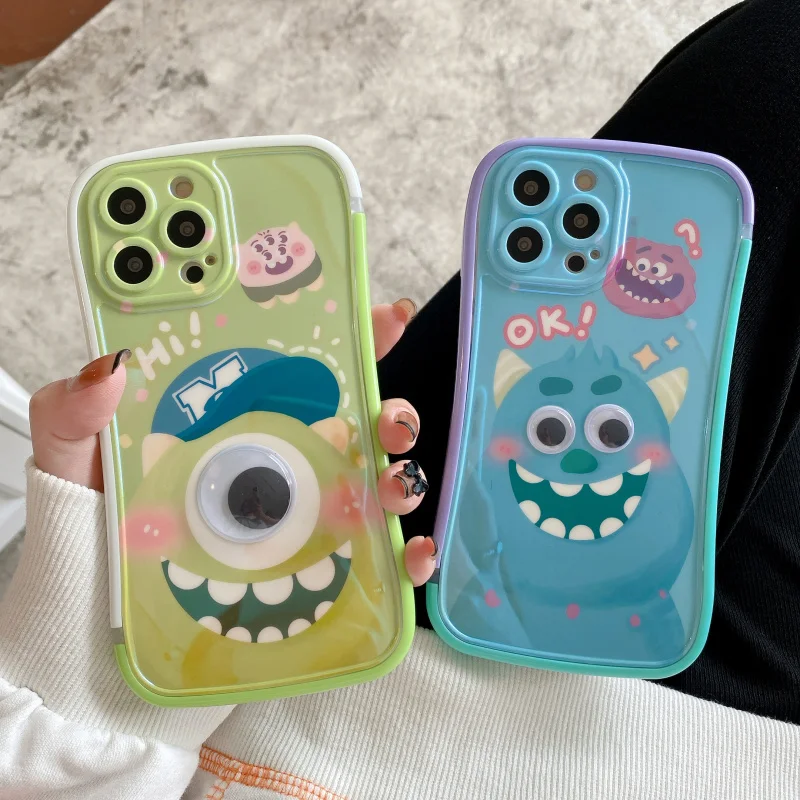 

Disney Monsters Assemble big eyed boy For iPhone 7 7plus 8plus iphone 11 11Pro Max 12 12pro 12 Pro Max 13 13pro 13 Pro Max Capa