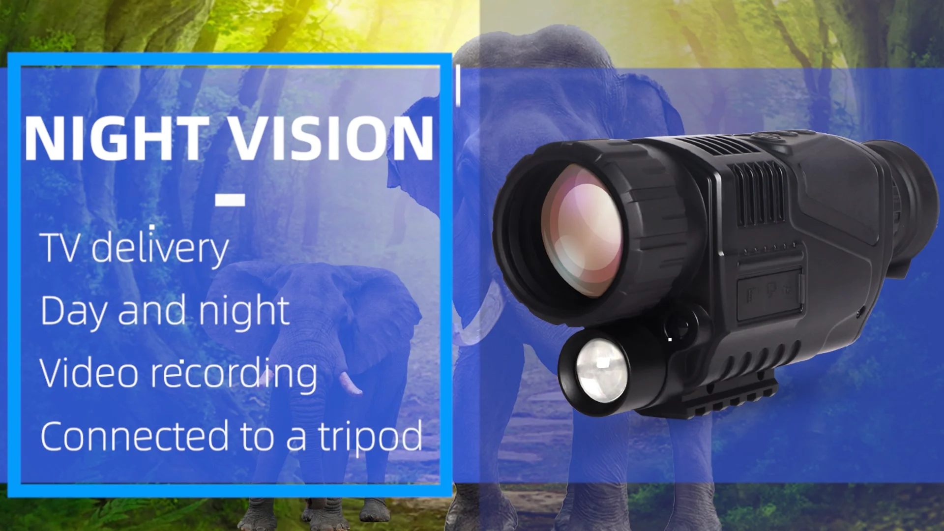 

Powerful Hunting Infrared Digital Night Vision Device Night-Vision Monocular Professional Infrared Hunting Telescope