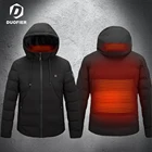 2022 модная куртка с подогревом для мужчин и женщин, пальто с капюшоном, умная термотеплая зимняя одежда с подогревом USB