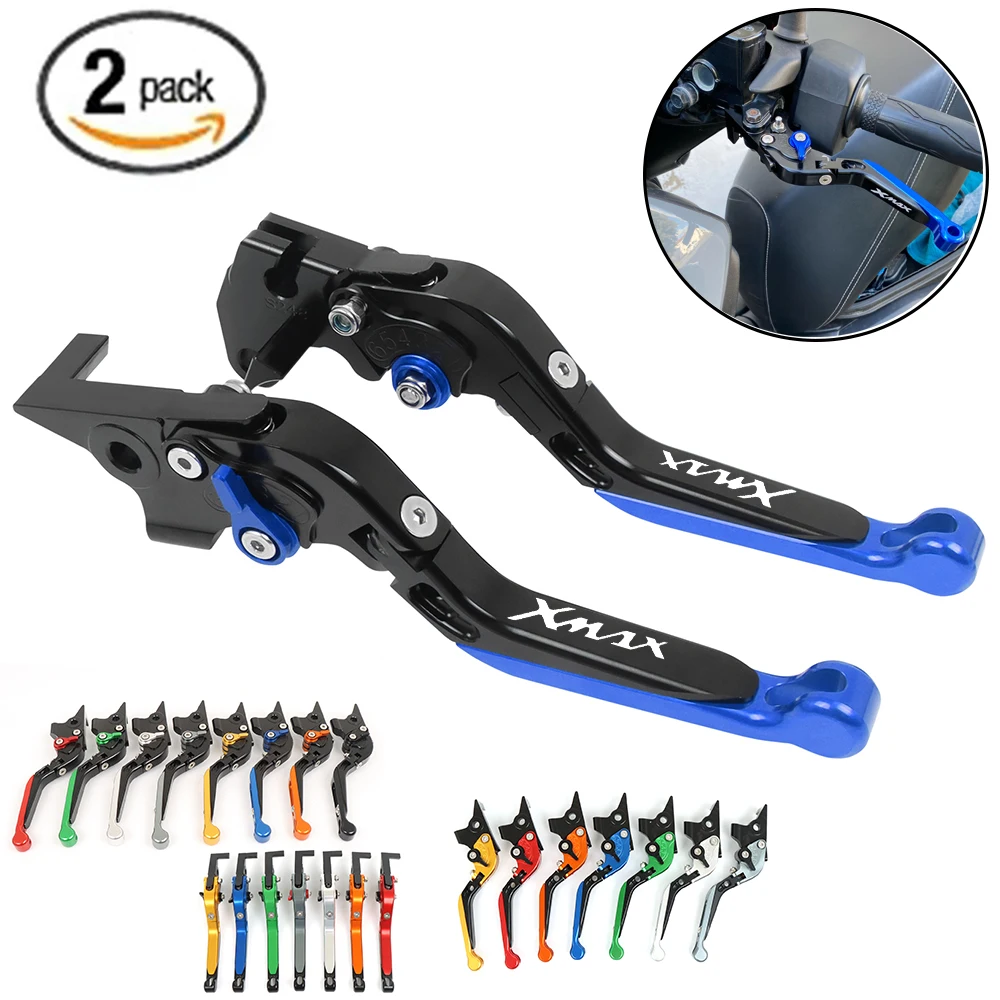 

Motorcycle Handle Adjustable Folding Extendable Clutch Brake Levers For Yamaah XMAX 125 250 300 400 XMAX250 XMAX300 XMAX400