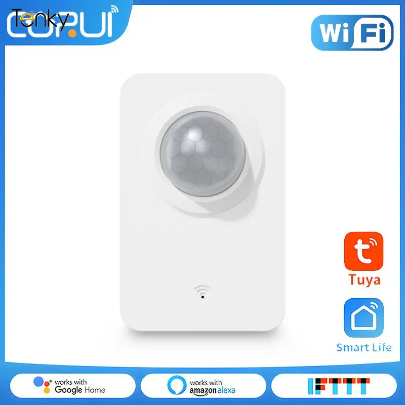 Датчик движения Smart Life Tuya охранной сигнализации Мониторинг в реальном времени Pir