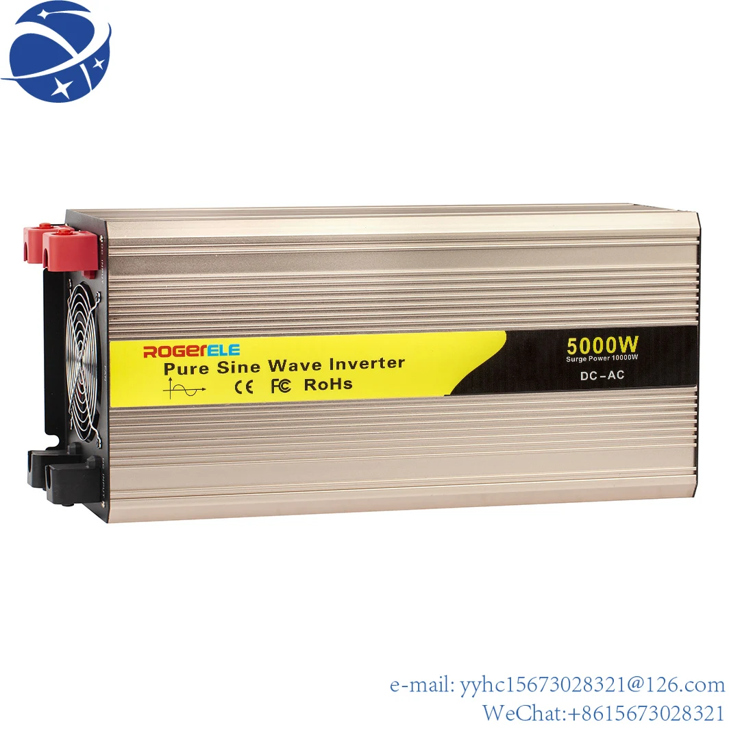 

Yun Yi 5000W/5kw 5000 WATT 12V/24V/48V DC To AC 110V/120V/220V/230V Pure Sine Wave Solar Power Inverter