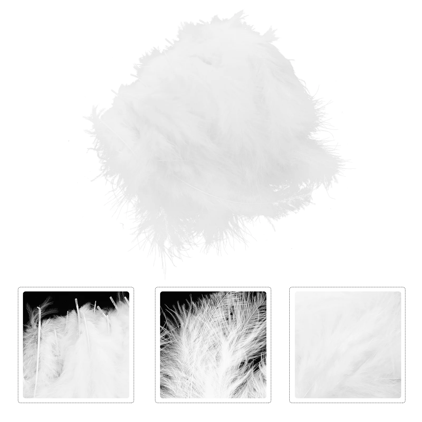 

4 Sets of for Vase Natural Decorative Natural Plume DIY Dream Catcher Plume Diy Dreamcatcher Craft