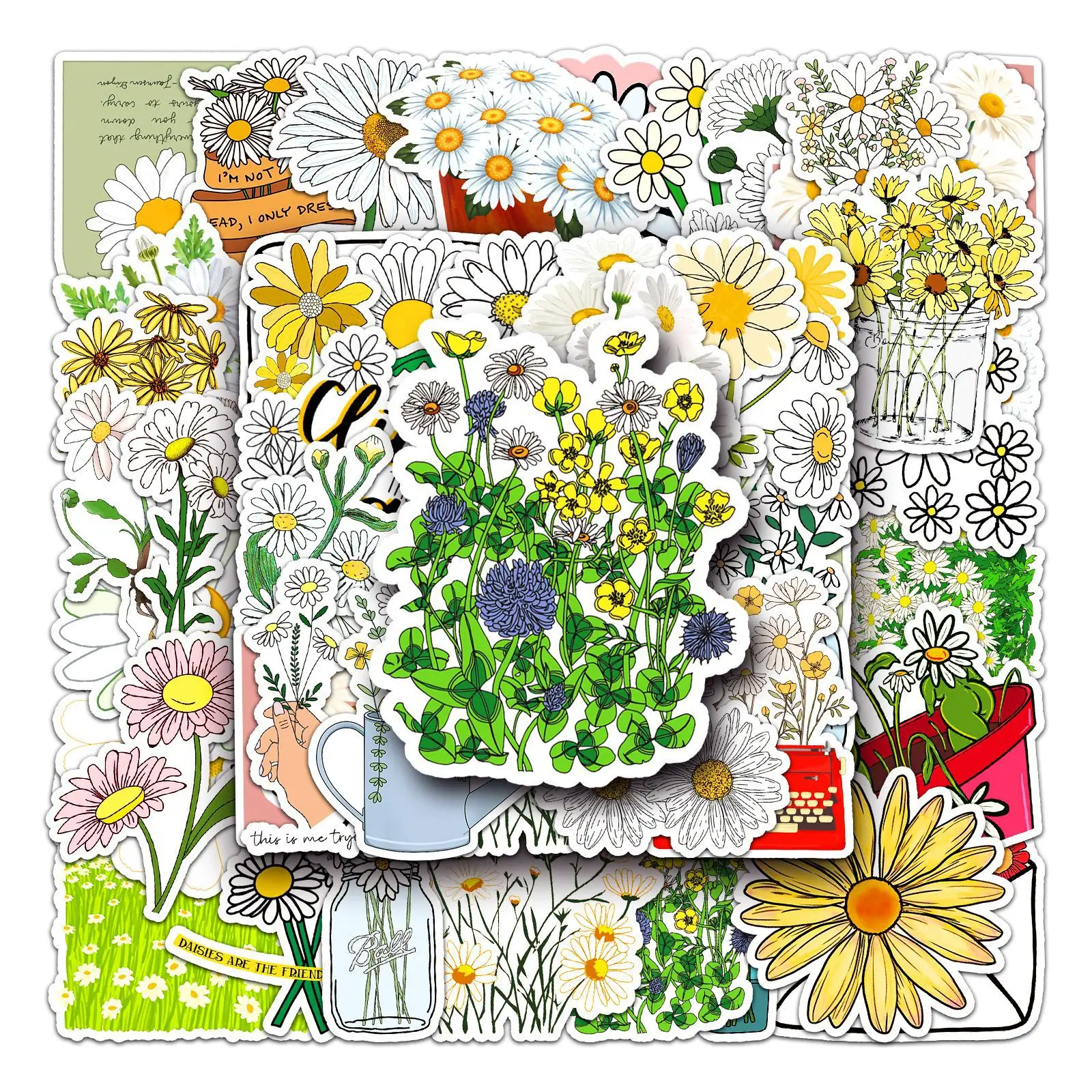 

10/30/50 шт., декоративные наклейки для ноутбука