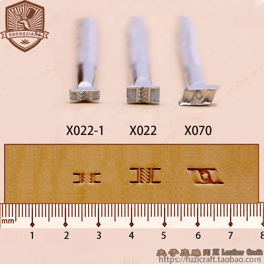 

Leather Craft Tool Basket Stamps: Rope X022 X022-1 X070 -zhongjiang