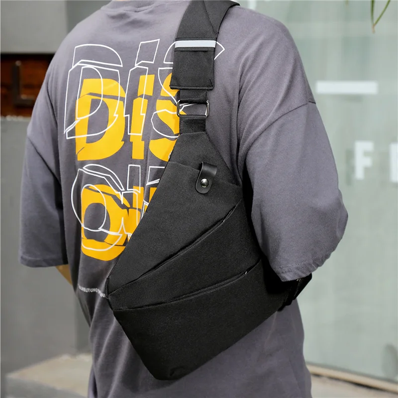 

Anti-theft Men Ch Bag Waterproof Ch Pack Travel Personal Pocket Tactical Male Sling Bag Ch Cross Body Bags Pauch