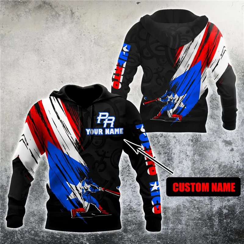 Dark Plstar 3D Print Custom Name Baseball Harajuku Streetwear Pullover Long Sleeve Casual Unisex Hoodies/Sweatshirt/Zip Style-5