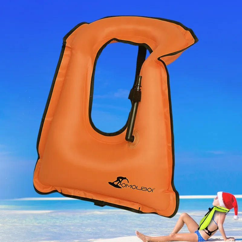 

For Swimming Sea Fishing Inflatable PVC Boating Life Vest Adults Outdoor Swimming Boating Driving Vest Survival Suit Polyester
