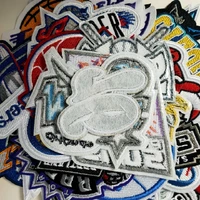 35pcsset basketball team series logo patches iron for clothing diy sew on ironing embroidery patch appliques t shirt hat badge