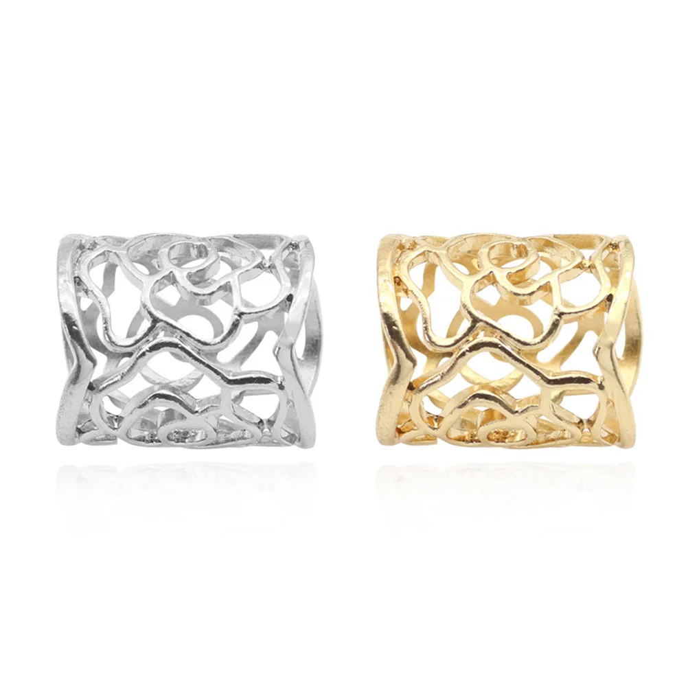 Кольца и шлепанцы для шарфов позолоченные полые шелковые шарфы корейская версия