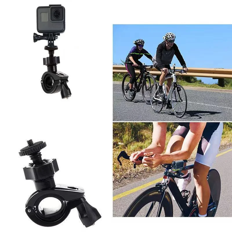 Крепление на руль для велосипеда GoPro, зажим для мотоцикла, велосипедный зажим для Gopro Hero 13 12 11 10 9 DJI Action 5 4 3 Insta360 X4 X3 (art.: 3920d0c4cedca) - 3920d0c4cedca