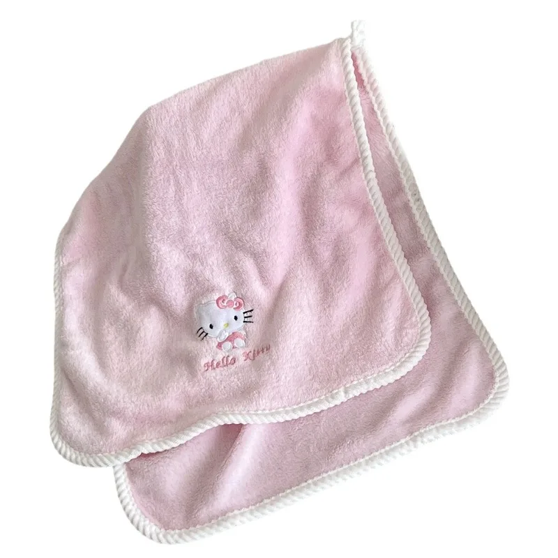 Sanrio Hello Kitty розовое банное полотенце для сушки волос шапочка Kawaii аниме домашнее
