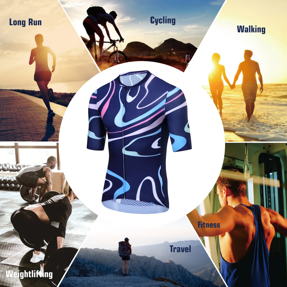 Велосипедная футболка GIERTER Мужская для профессиональной команды 2022 выдерживает