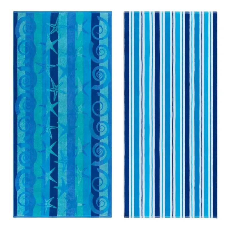 

"Summer Getaways Perfect: Standard Size Soft & Absorbent Beach Towels in Various Colors"