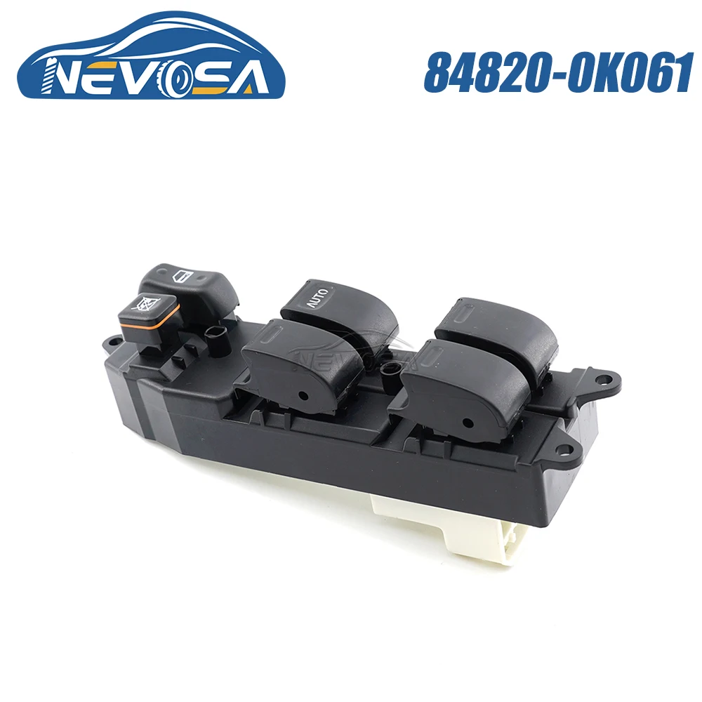 

NEVOSA 84820-0K061 For Toyota Hilux Fortuner Corolla Soluna Vios Front Right Electric Button Car Power Window Switch 848200K061